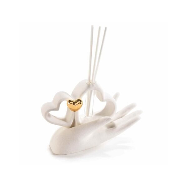 Diffuseur de Parfum Main & Cœurs – Déco Élégante avec Détail Doré – Image 2